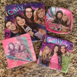 Icarly paper plate party set